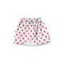 Piupiuchick - Short skirt - Light blue denim w/ red dots