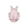 Piupiuchick - Baby romper - Light blue denim w/ red dots
