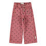 Piupiuchick - Flare trousers - Pink w/ black hearts