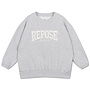 Repose AMS - Cozy drop sweater - Light mixed grey