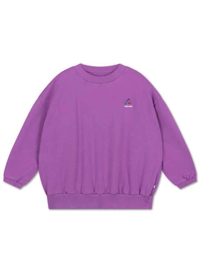 Repose AMS - Cozy drop sweater - Purple orchid