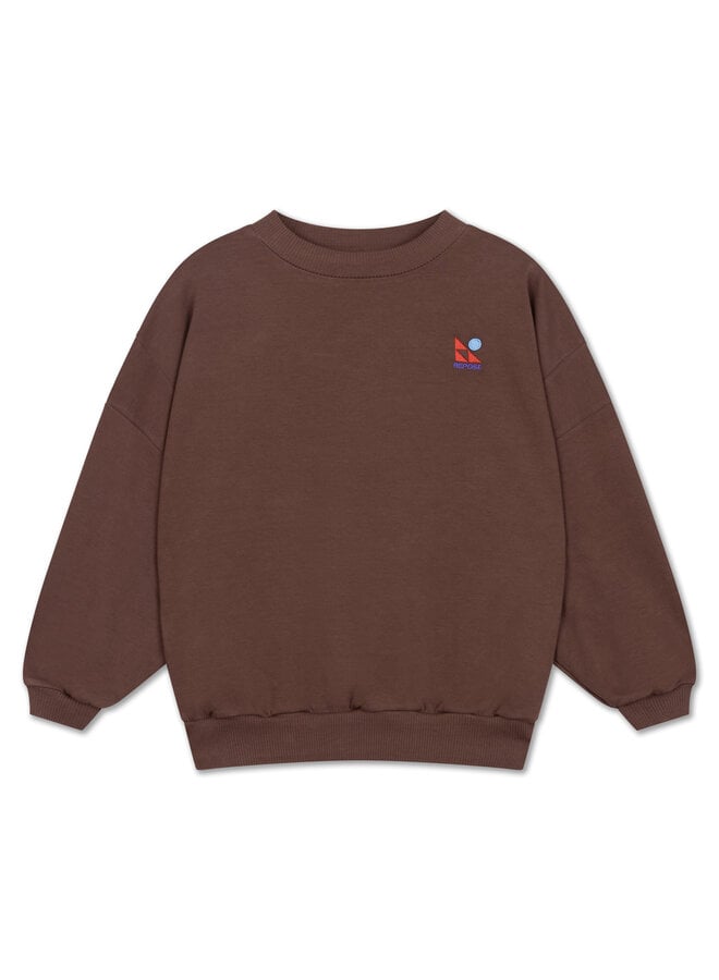 Crewneck sweater - Pure chocolate