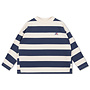 Repose AMS - Boxy sweater - Eclipse blue block stripe