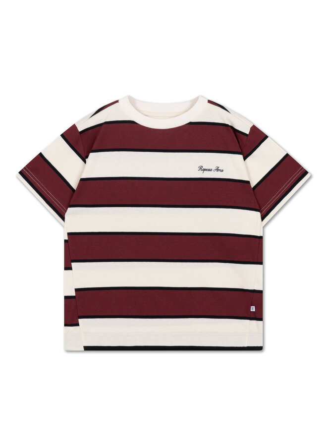 Tee shirt - Mulberry stripe