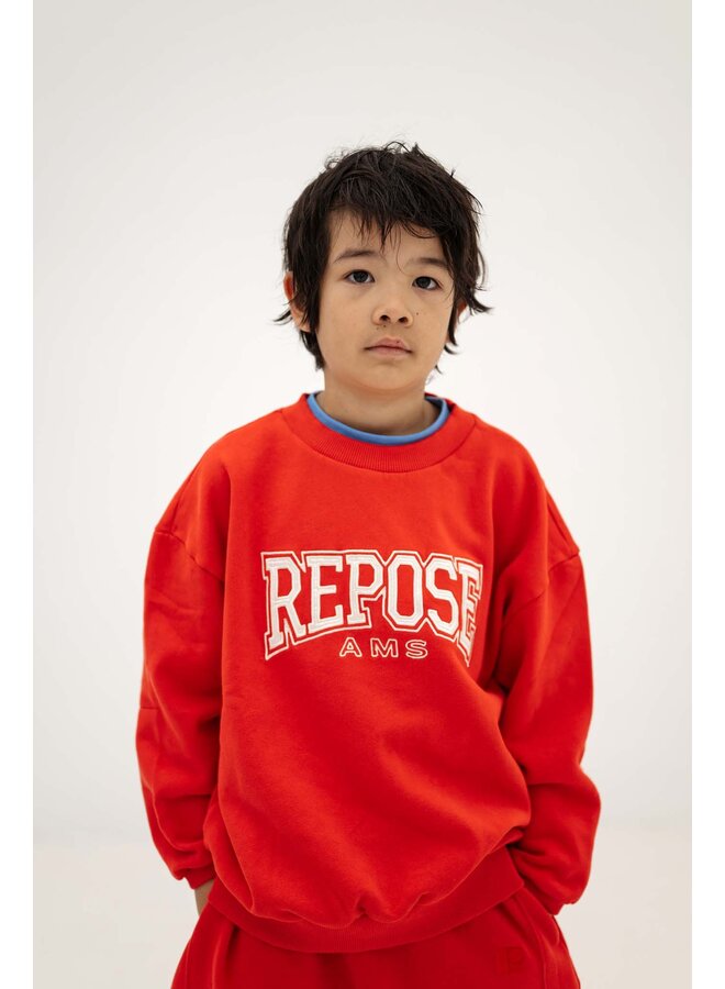 Repose AMS - Cozy drop sweater - Firecracker red