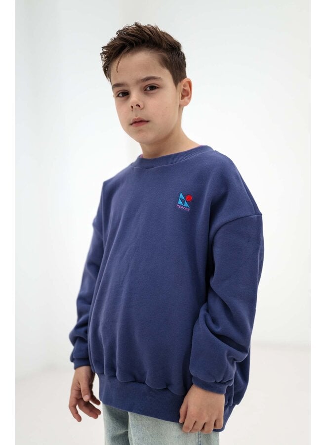 Repose AMS - Cozy drop sweater - Eclipse blue