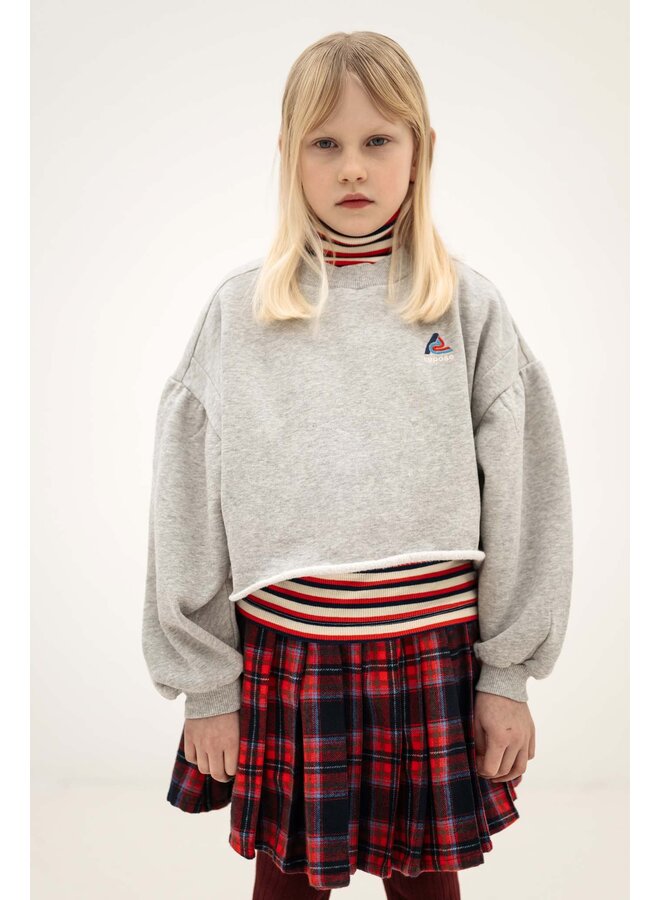 Repose AMS - Plisse skirt - Firecracker horizon check