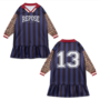 Repose AMS - Sports jersey dress - Eclipse night color block
