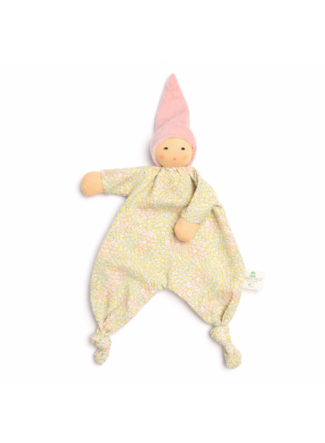 Bloesem knuffeldoekje - Roze