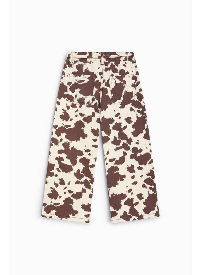 The New Society - Dakota trouser - Cow print