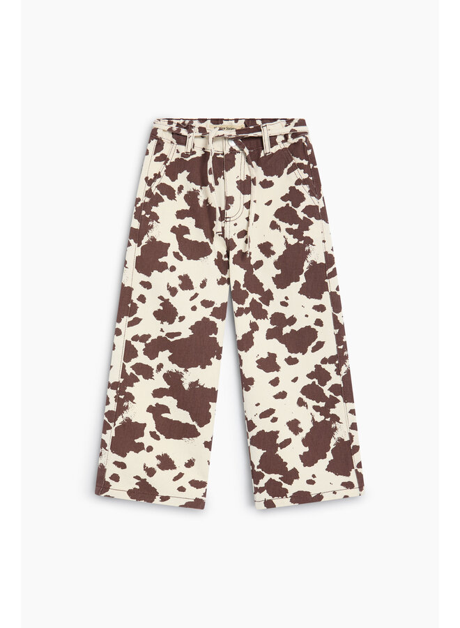 The New Society - Dakota trouser - Cow print
