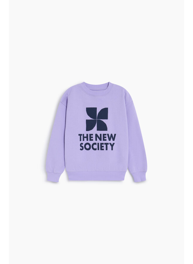 TNS logo sweatshirt - Violet tulip