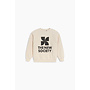 The New Society - TNS logo sweatshirt - Whisper white melange