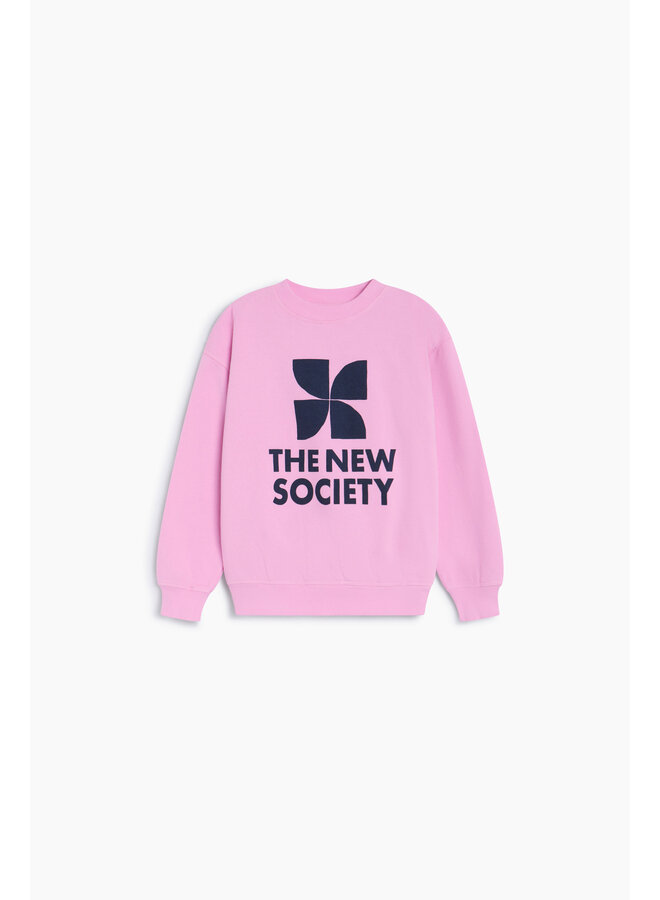 The New Society - TNS logo sweatshirt - Lilac chiffon