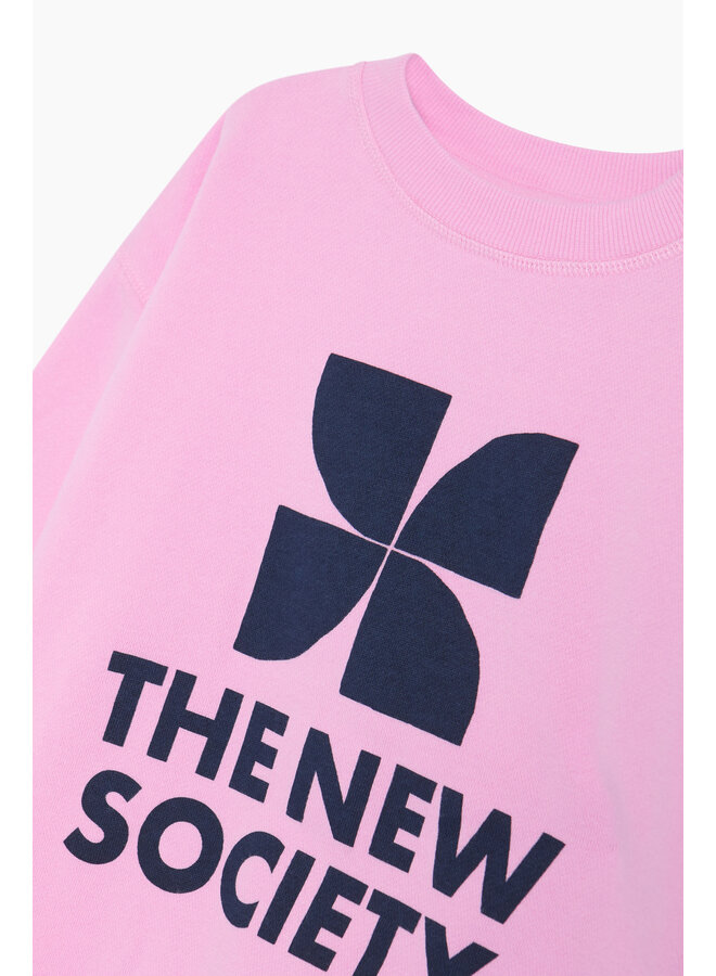 The New Society - TNS logo sweatshirt - Lilac chiffon
