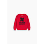 The New Society - TNS logo sweatshirt - Chinese red
