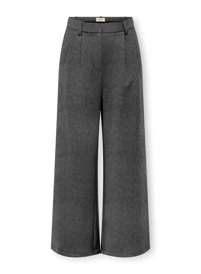 Kids Only - Hattie-zal life wide pant - Dark grey melange