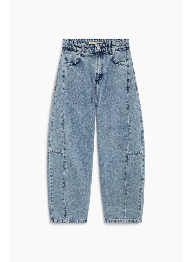 TNS denim teen curved trouser - Light blue denim
