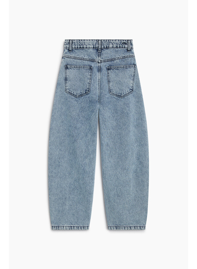 The New Society - TNS denim teen curved trouser - Light blue denim