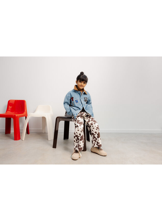 The New Society - Dakota trouser - Cow print