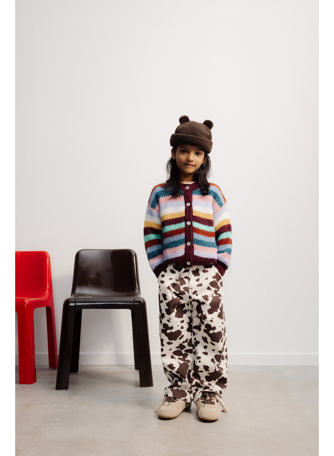 The New Society - Dakota trouser - Cow print