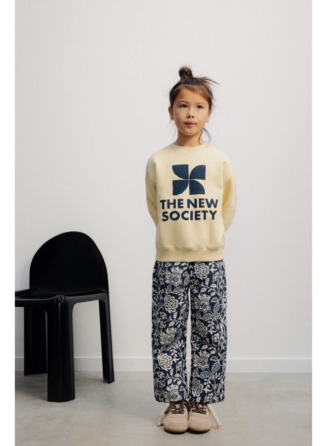 The New Society - TNS logo sweatshirt - Sunlight