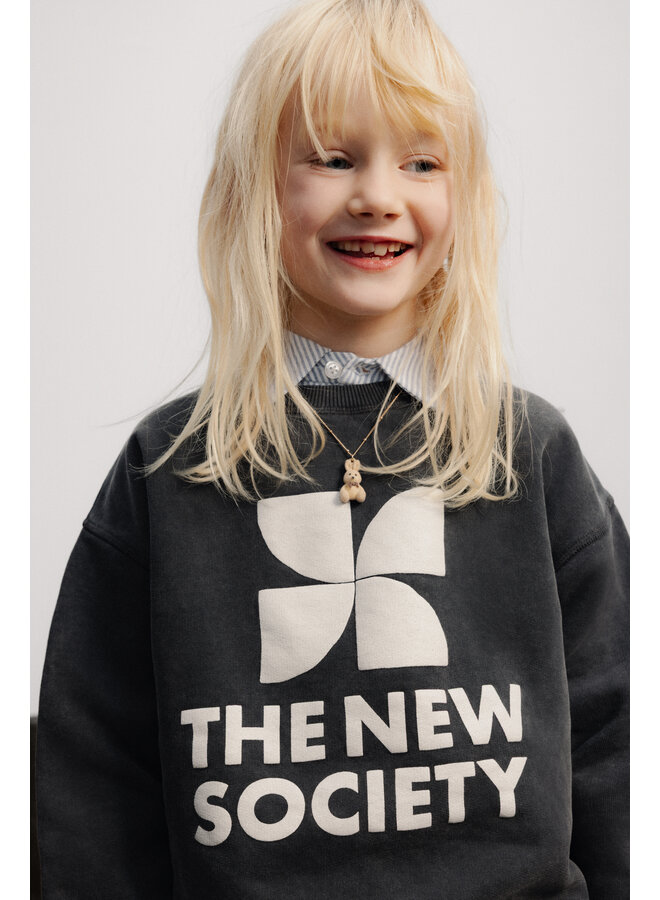 The New Society - TNS logo sweatshirt - Forged iron