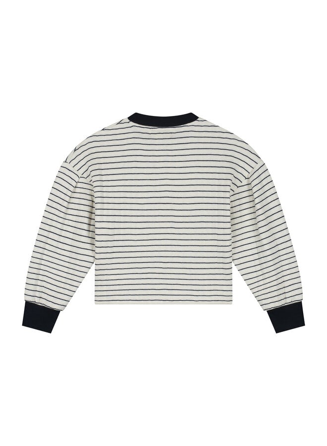 Charlie Petite - Sien sweater - Stripes ecru/navy