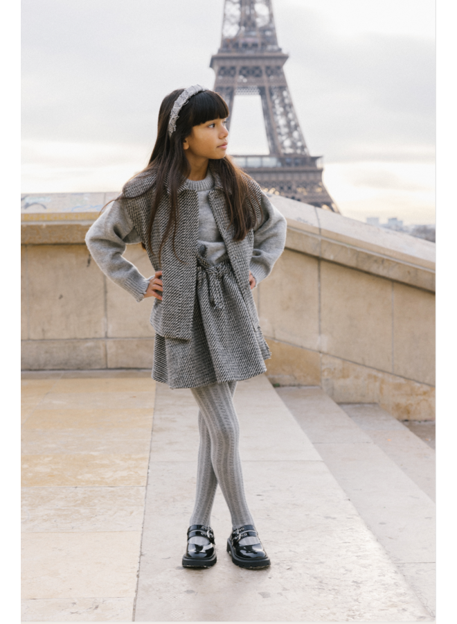 Charlie Petite - Jolé tights - Grey melange