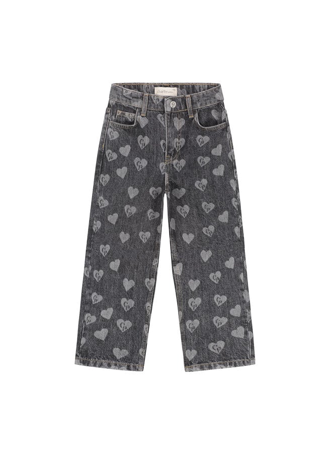Charlie Petite - Isae jeans - Black stone washed