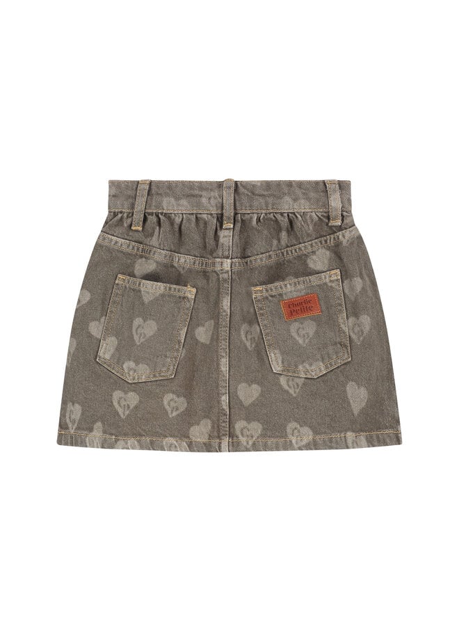 Charlie Petite - Sil skirt - Forest green