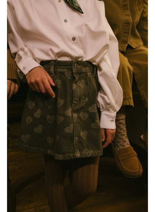 Charlie Petite - Sil skirt - Forest green