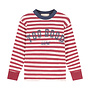 Charlie Petite - Neil longsleeve - Stripes bordeaux/ecru
