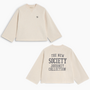 The New Society - Fog teen sweatshirt - Whisper white melange