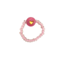 Feestbeest - Ring - Roze met hartje