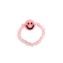 Feestbeest - Ring - Roze smiley
