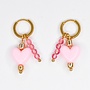 Feestbeest - Oorbellen - Pink heart
