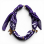 Feestbeest - Bandana ketting - Donkerpaars