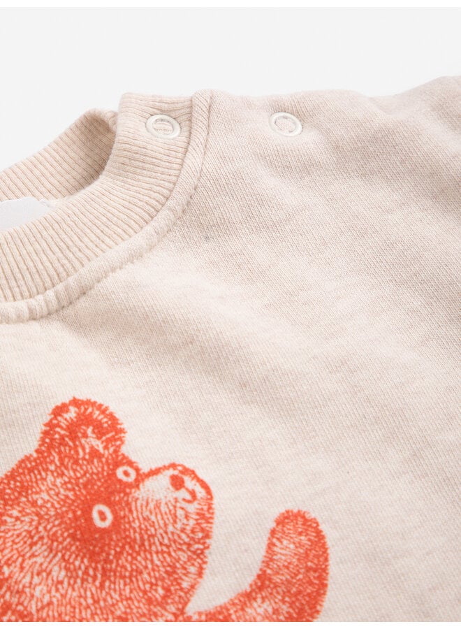 Bobo Choses - Softpaw monster sweatshirt - Offwhite