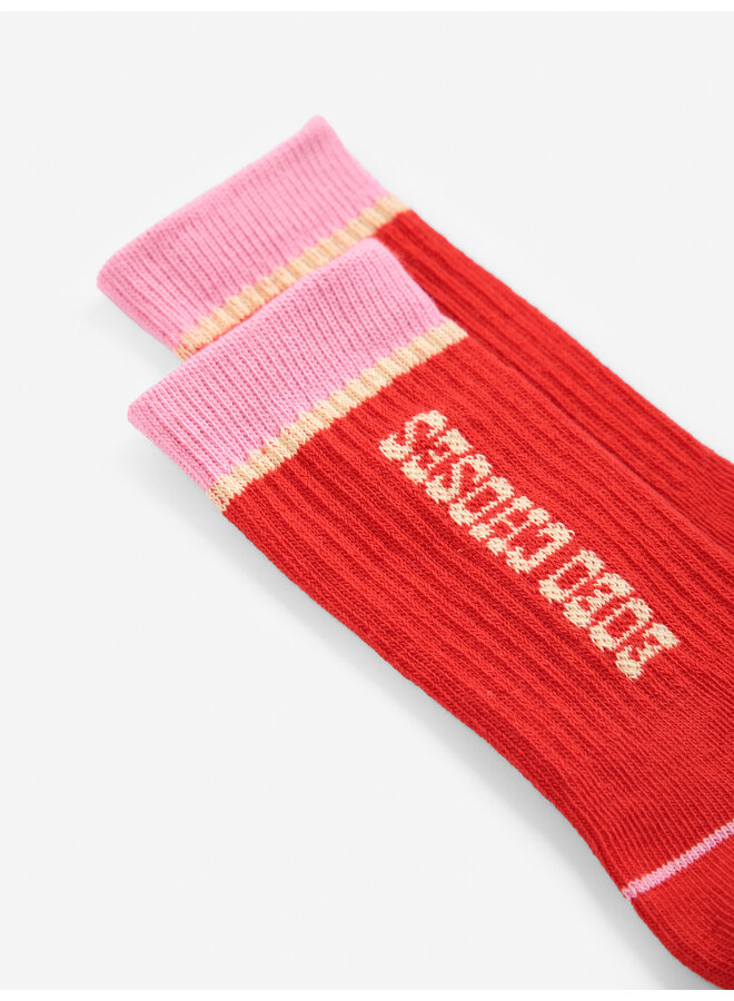 Bobo Choses - Bobo Choses long socks - Red