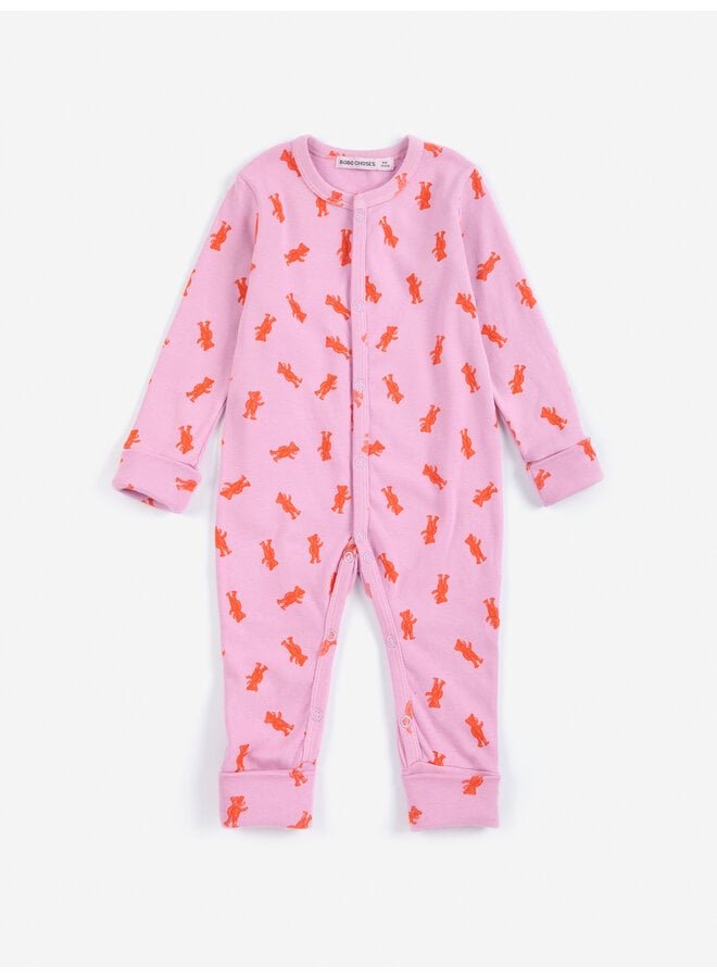 Softpaw monster all over overall - Pink