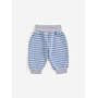 Bobo Choses - Bobo Choses stripes jogging pants - Light heather grey/Blue
