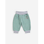 Bobo Choses - Bobo Choses stripes jogging pants - Light heather grey/Green