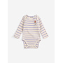 Bobo Choses - Mush monster stripes body - Offwhite/Purple