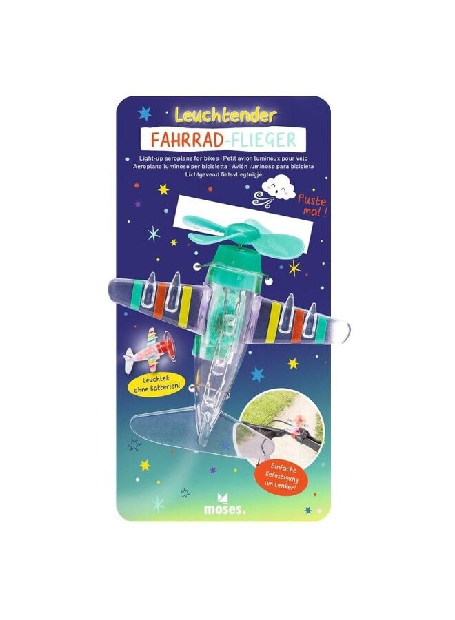 38313 - Fiets vliegtuig met verlichting