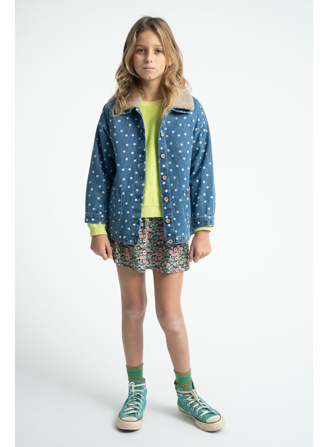 Piupiuchick - Short skirt - Green w/ multicolor flowers