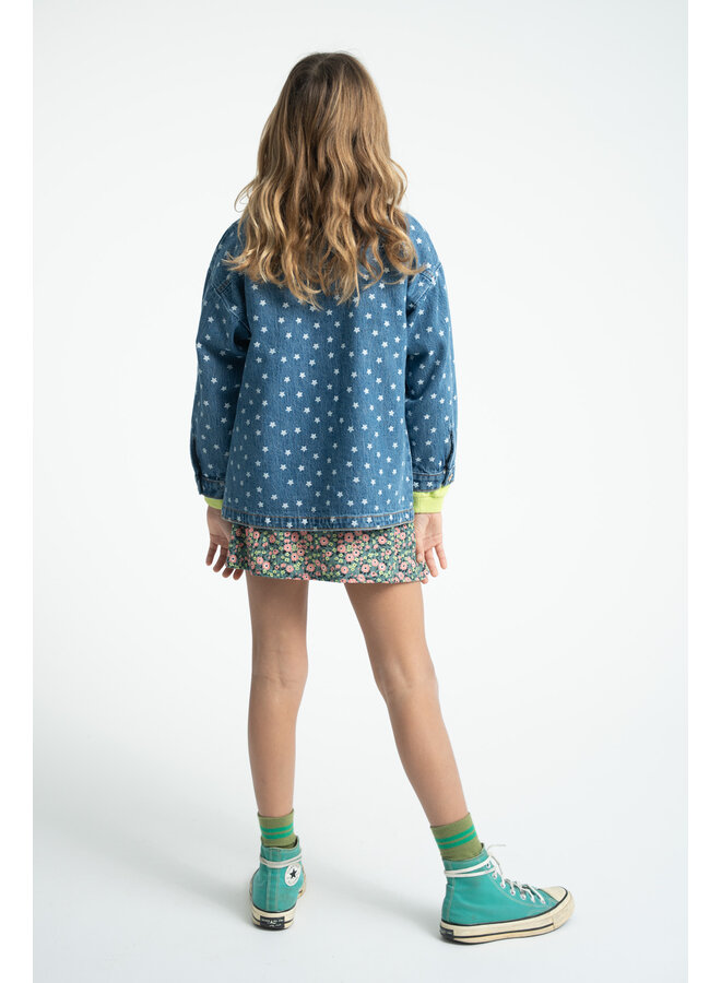 Piupiuchick - Short skirt - Green w/ multicolor flowers