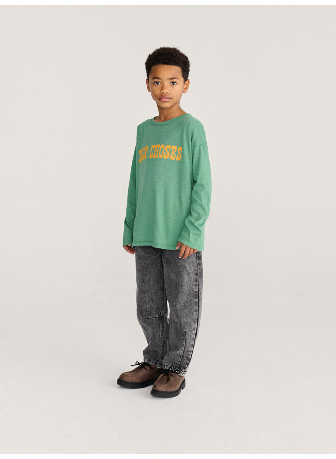 Bobo Choses - Beast tag denim pants - Black