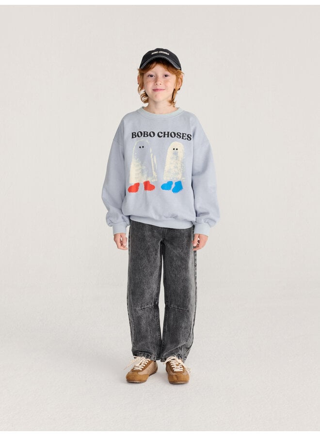 Bobo Choses - Booty ghosts sweatshirt - Light blue