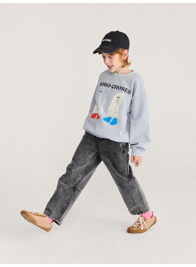 Bobo Choses - Booty ghosts sweatshirt - Light blue